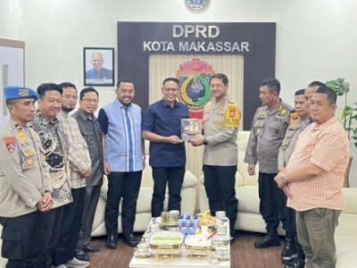 Pimpinan DPRD Makassar Sambut Kunjungan Silaturahmi Kapolrestabes Baru