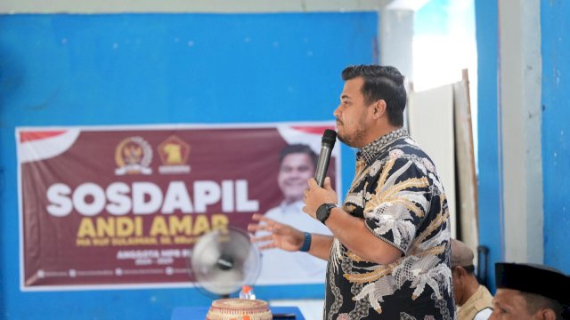 Sosdapil di Pangkep, Andi Amar Bahas Pancasila dalam Ekonomi Kerakyatan