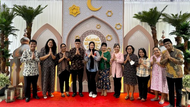Moment Silahtuhrahmi Antar Umat Beragama, Fatmawati Rusdi dan Andi Rahmatika Dewi Terima Kunjungan PGI Sulsel
