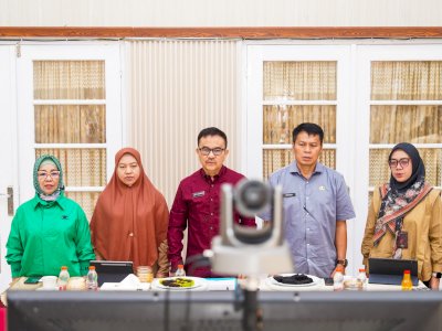 Sekda Jufri Rahman Ikuti Virtual Entry Meeting Pemeriksaan LKPD oleh BPK RI