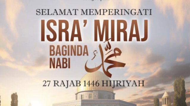 DPRD Makassar: Isra Miraj, Momentum Bersyukur dan Memperkuat Iman