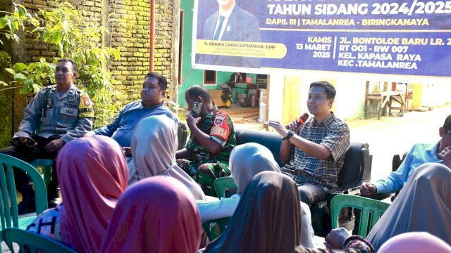 Odhika Temui Warga Tamalanrea: Air Bersih, Drainase dan Bansos Jadi Sorotan Utama