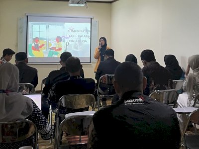 Mahasiswa BKP Fakultas Psikologi UNM Laksanakan Seminar “Komunikasi Efektif” di PT Barru Barakah Properti