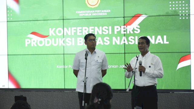 Produksi Beras Tertinggi Sepanjang Sejarah RI, Presiden Puji Duet Sukses Mentan dan Wamentan