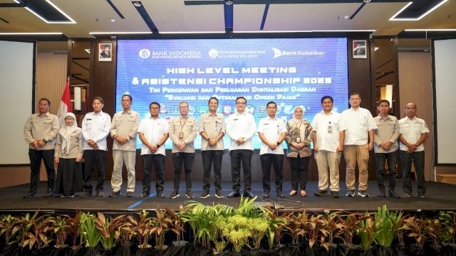 Sulsel Gelar High Level Meeting TP2DD 2025, Dorong Optimalisasi Opsen Pajak Daerah