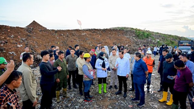 Wagub Sulsel dan Menteri LH Tinjau TPA Tamangapa, Bahas Waste to Energy