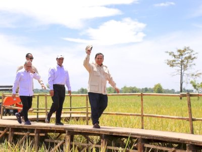 Prabowo Sebut Cadangan Beras 4 Juta Ton: Tertinggi Sepanjang Sejarah RI