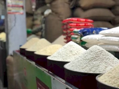 Beras Bermerek Dioplos, Penjualan Beras Curah di Pasar Tradisional Makassar Meningkat