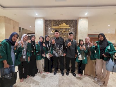 Pimpinan LP2M UIN Alauddin Makassar Kunjungi Posko Mahasiswa KKN-PLP Integrasi di Jakarta