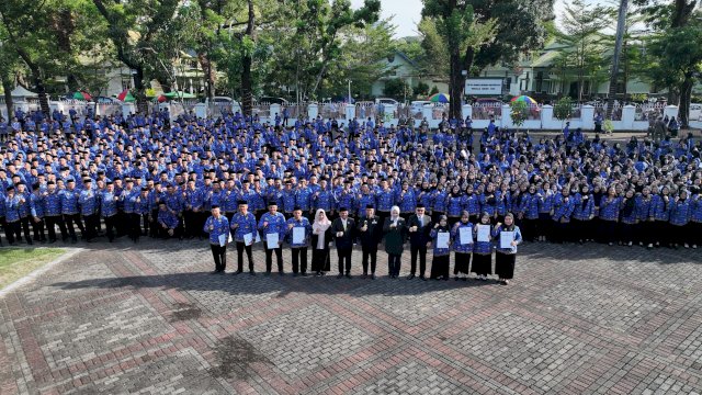 Tenaga PPPK Pemprof Sulsel Dilantik Gubernur, Rujab Gubernur Sulsel, Kamis (31/7/2025) Foto: (ist)