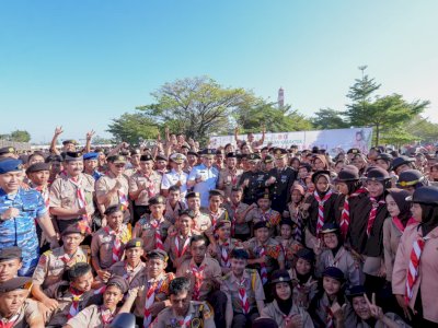 Hari Pramuka ke-64 Tingkat Provinsi, Gubernur Andi Sudirman Serukan Semangat Kebersamaan