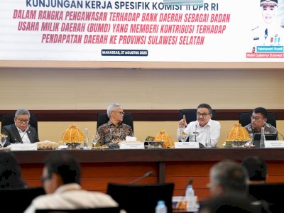 Pemprov Sulsel dan DPR RI Bahas Masa Depan BUMD, dari Bank Sulselbar hingga Sektor Unggulan