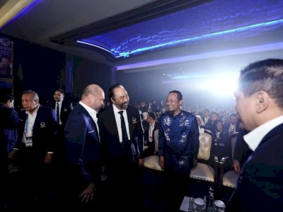 Gubernur Sulsel Sambut Hangat Rakernas Partai NasDem di Makassar