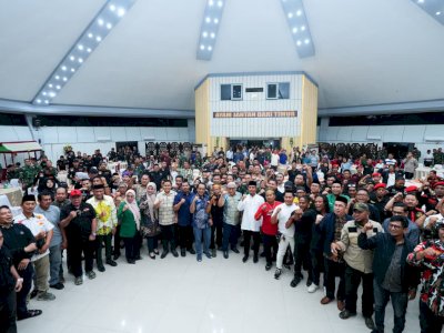 Gubernur Sulsel Deklarasi Damai Bersama Unsur Forkopimda Hingga Tokoh Masyarakat