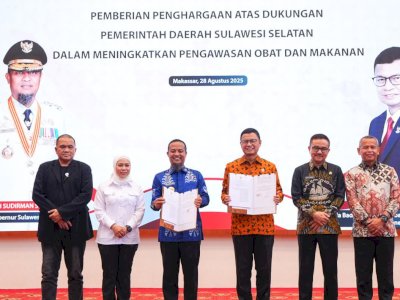 Pemprov Sulsel dan BPOM RI Teken MoU Pendirian Politeknik Pengawasan Obat dan Makanan Pertama di Indonesia Timur