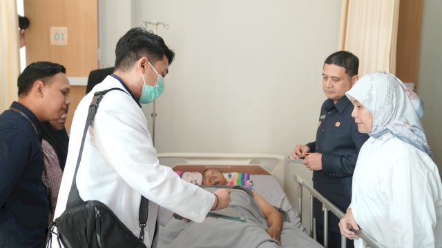 kunjungan walikota Munafri dan wawali Aliyah, di RS CPI, Rabu (3/9/2025)