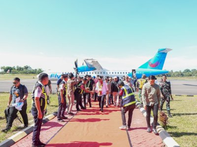Gubernur Sulsel Resmikan Penerbangan Perdana Makassar–Bone Bersama Fly Jaya Airlines