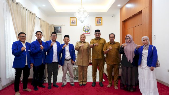 Wakil Gubernur Sulawesi Selatan, Fatmawati Rusdi, menerima kunjungan silaturahmi Majelis Pimpinan Wilayah Ikatan Cendekiawan Muslim Indonesia (ICMI) Muda Sulsel senin 15/09/2025