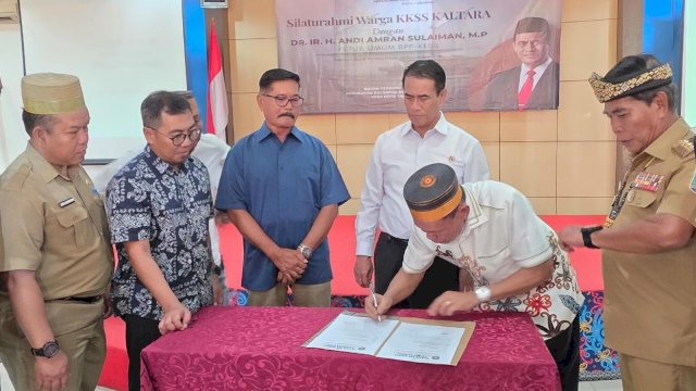 Andi Amran Sulaiman Didampingi Gubernur Kaltara Zainal Arifin Paliwang, Ketum KKSS kaltara