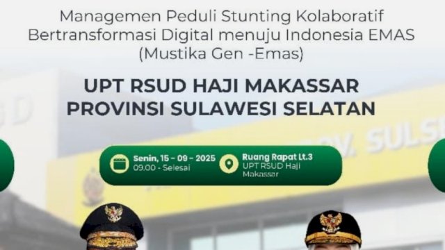 RSUD Haji Makassar Dorong Implementasi Pelaporan Stunting Digital Lewat SIMRS