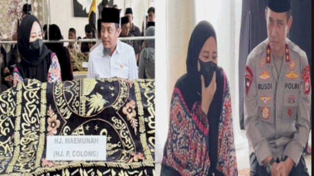 Gubernur Sulsel Andi Sudirman Sulaiman, Kapolda Sulsel Irjen Pol Rusdi Hartono,melayat ke rumah duka kamis, 25/09/2025