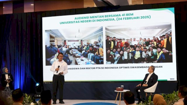 Menteri Koordinator Bidang Pangan, Zulkifli Hasan, menyampaikan apresiasi besar kepada Menteri Pertanian, Andi Amran Sulaiman atas kerja keras dan capaian luar biasa sektor pertanian selama satu tahun pemerintahan Presiden Prabowo Subianto dan Wakil Presiden Gibran Rakabuming.