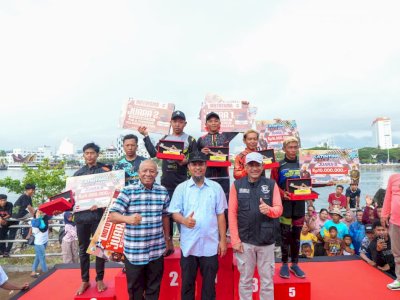 Gubernur Sulsel Tutup Grand Final Katinting Race 2025 Piala Gubernur di CPI Makassar