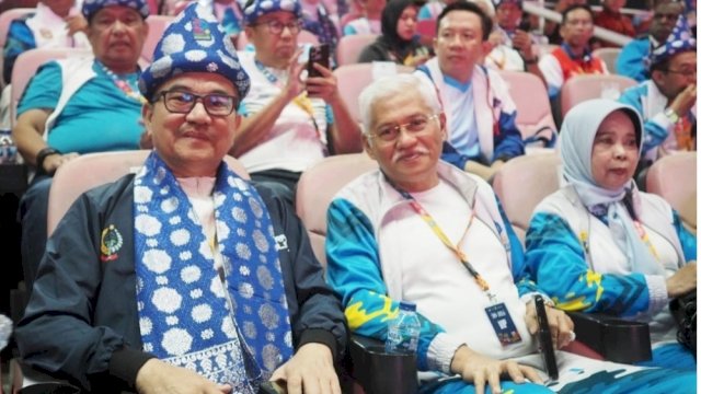 Sekda Sulsel Jufri Rahman Dukung Langsung Atlet di Pembukaan Pornas XVII Korpri 2025