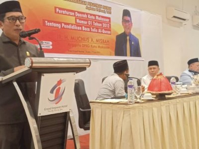 Legislator Makassar Muchlis Misbah Dorong Pemkot Segera Terbitkan Perwali Terkait Baca Tulis Al-Quran