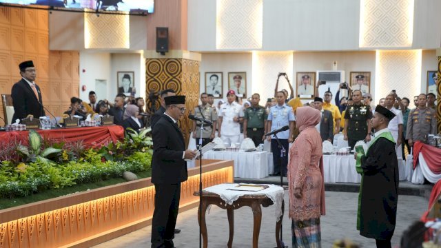 Lengkapi Formasi DPRD Makassar, Apiaty Amin Syam Resmi Menjabat Anggota PAW