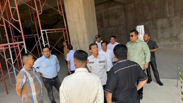 DPRD dan HMI Hukum UMI Sidak Dugaan Skandal Konstruksi GOR di Atas Parkiran MP