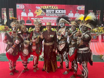 Bro Rivai Hadiri Puncak HUT KKSS ke-49 di Nabire