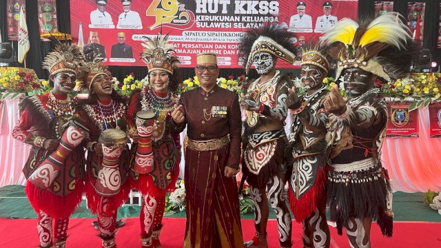 Bro Rivai Hadiri Puncak HUT KKSS ke-49 di Nabire