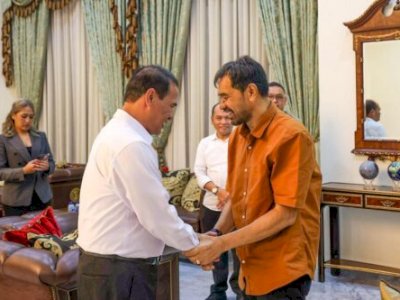 Gubernur Aceh Mualem Temui Mentan Amran di Kediamannya