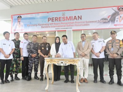 Gubernur Sulsel: Rammang-Rammang VIP Room di Bandara Hasanuddin Perkuat Koordinasi Pusat-Daerah