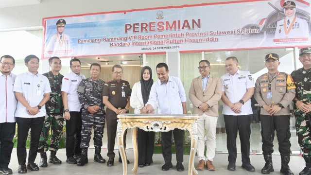 Gubernur Sulsel: Rammang-Rammang VIP Room di Bandara Hasanuddin Perkuat Koordinasi Pusat-Daerah