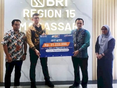 Insan BRILiaN Regional 15 Makassar Bergerak, Donasi Terkumpul untuk Pemulihan Pascabencana Sumatera