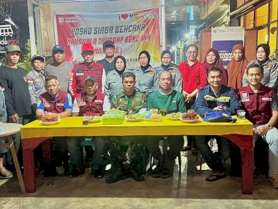 Dirikan Posko MATTABE, Kelurahan Bitowa Siaga Bencana dan Kamtibmas di Manggala