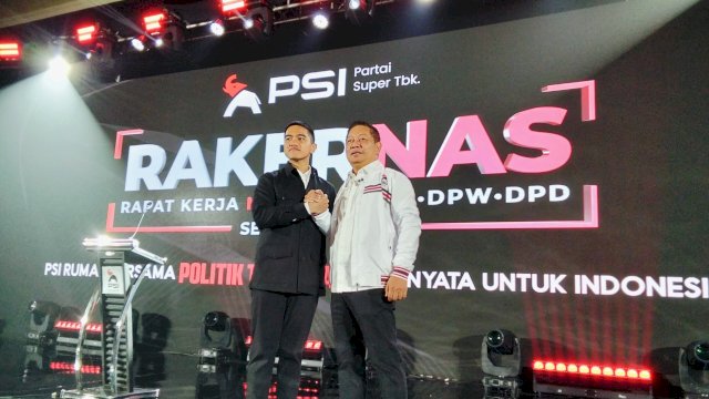 Disambut Pantun Di Rakernas,Kaesang Resmi Umumkan RMS Gabung PSI