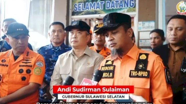 Gubernur Sulsel Tinjau Posko AJU Bersama Menhub dan KaBasarnas: Kita Kerahkan Seluruh Tim Maksimalkan Operasi Pencarian