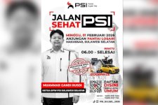 Minggu Pagi di Losari, Jalan Sehat PSI Sulsel Berhadiah Rumah hingga Mobil, Dihibur Tabola Bale