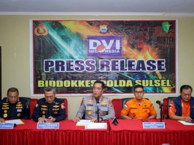 Biddokkes Polda Sulsel Gelar Konferensi Pers Hasil Identifikasi Korban Kecelakaan Pesawat ATR 42-500, 1 Korban Teridentifikasi