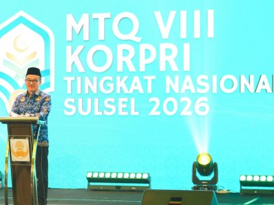 Sekda Sulsel Hadiri Launching MTQ VIII KORPRI Nasional 2026 di Makassar