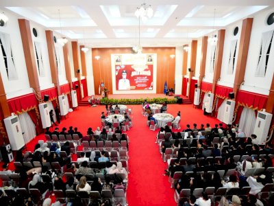 Terima Ratusan Mahasiswa Hukum, Gubernur Sulsel Sambut Baik Ajang ALSA NMCC Piala Mahkamah Agung XXVI