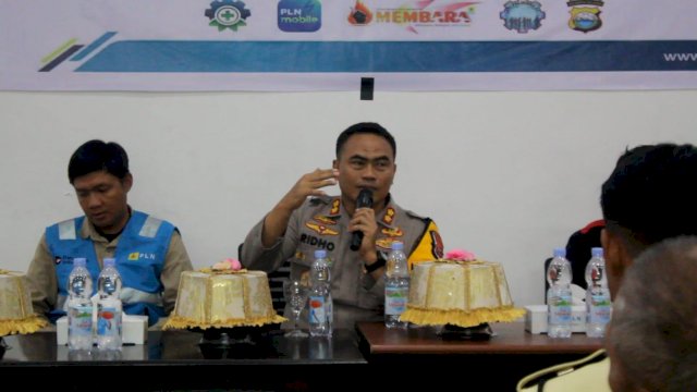 Kapolres Wajo Tegaskan Narkoba dan Judi Online sebagai Extraordinary Crime di Sosialisasi K3 PLN