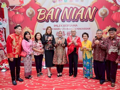Fatmawati Rusdi Hadiri Perayaan Imlek 2026 di Makassar, Ajak Perkuat Harmoni dan Kebersamaan