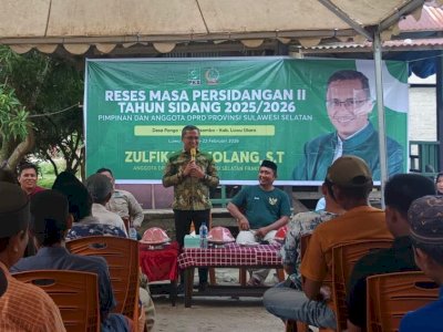 Anggota DPRD Sulsel Zulfikar Limolang Reses & Serahkan Bantuan Di Pongo Masamba