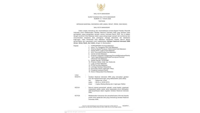 Tindak Lanjut Instruksi Presiden, Wali Kota Munafri Wajibkan Gerakan ASRI Dua Kali Sepekan di Makassar