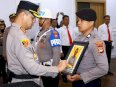 ​Kapolrestabes Makassar Pimpin Upacara PTDH Anggota yang Bolos Kerja Bertahun&nbsp;tahun