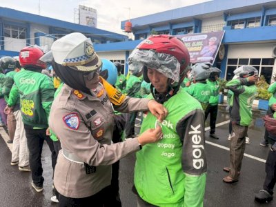 Lewat Apel Ojol Kamtibmas, Polri Tekankan Presisi dan Tertib Berlalu Lintas